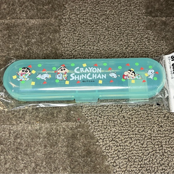 Crayon Shin-Chan Shinnosuke Shiro Plastic Pencil Case Japan Exclusive Anime - Picture 3 of 10